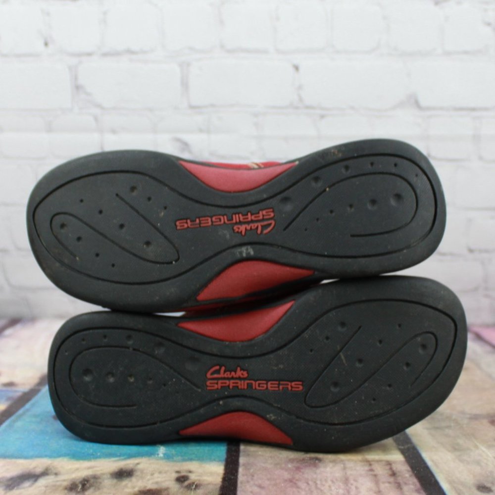 CLARKS Springers Open Toe Slide Sandals Size 6.5 - Picture 7 of 9